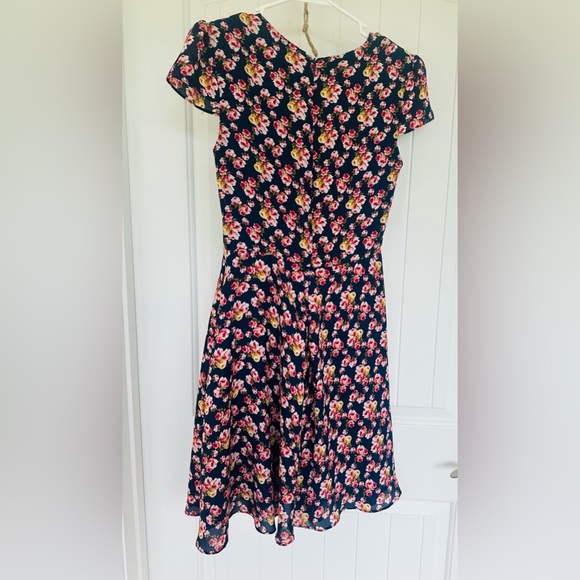 Betsy Johnson Fit and Flare Navy Blue Dress-Size 4 - Picture 4 of 8